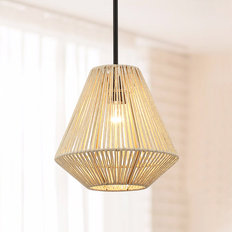 Bay Isle Home Nekoosa 1 Light Black Pendant Wayfair